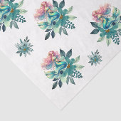 Bloemige Zeemeermin Decoupage Voor Schelpen Tissuepapier (Detail)
