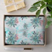 Bloemige Zeemeermin Decoupage Voor Schelpen Tissuepapier (Geschenk)