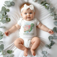 Bloemige Zeeschildpad Baby Shower