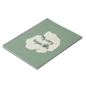 Bloemige Ziel Notitieboek (Linkerzijde)