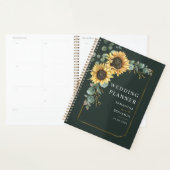 Bloemige Zonnebloem Eucalyptus Botanische Trouw Planner (Display)