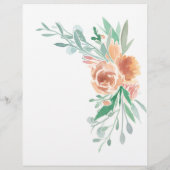 Bloemige 'Zou Ze Liever' Bruidsfeest Game Flyer (Achterkant)