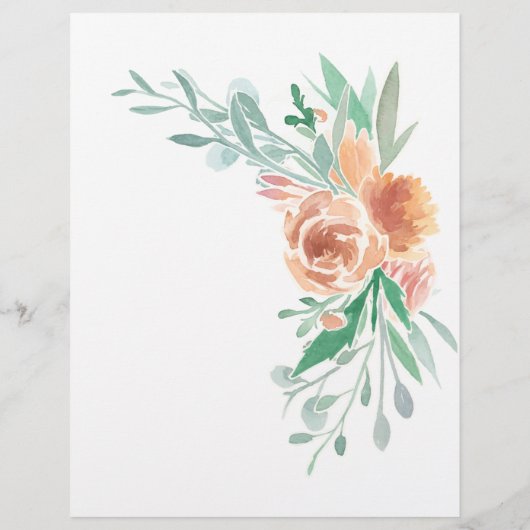 Bloemige 'Zou Ze Liever' Bruidsfeest Game Flyer (Achterkant)