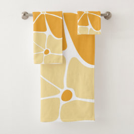 Bloemillustratie Bad Handdoek