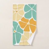 Bloemillustratie Bad Handdoek (Handdoek)