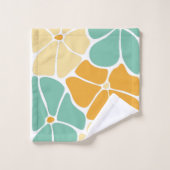 Bloemillustratie Bad Handdoek (Wasdoekje)