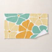 Bloemillustratie Bad Handdoek (Handdoek)
