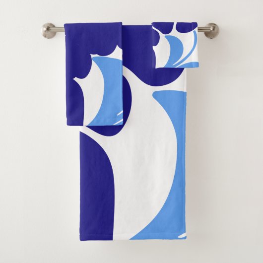 Bloemillustratie Bad Handdoek (Insitu)