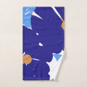 Bloemillustratie Bad Handdoek (Handdoek)