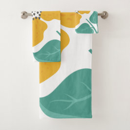 Bloemillustratie Bad Handdoek