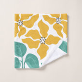 Bloemillustratie Bad Handdoek (Wasdoekje)