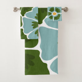 Bloemillustratie Bad Handdoek