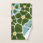 Bloemillustratie Bad Handdoek (Handdoek)