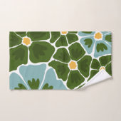 Bloemillustratie Bad Handdoek (Handdoek)