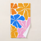 Bloemillustratie Bad Handdoek (Handdoek)