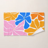 Bloemillustratie Bad Handdoek (Handdoek)