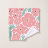 Bloemillustratie Bad Handdoek (Wasdoekje)