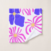 Bloemillustratie Bad Handdoek (Wasdoekje)