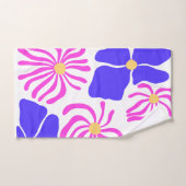 Bloemillustratie Bad Handdoek (Handdoek)
