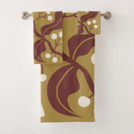 Bloemillustratie Bad Handdoek