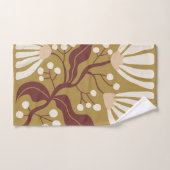 Bloemillustratie Bad Handdoek (Handdoek)