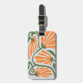 Bloemillustratie Bagagelabel (Voorkant verticaal)