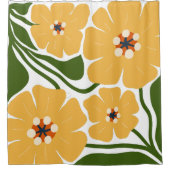 Bloemillustratie Douchegordijn (Voorkant)