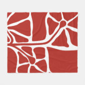 Bloemillustratie Fleece Deken (Voorkant (Horizontaal))