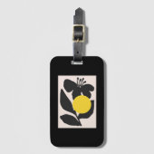 Bloemillustratie Kunstwerk Bagagelabel (Voorkant (verticaal))