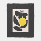 Bloemillustratie Kunstwerk Fleece Deken (Voorkant)