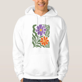 Bloemillustratie Kunstwerk Hoodie