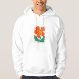 Bloemillustratie Kunstwerk Hoodie