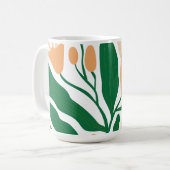 Bloemillustratie Kunstwerk Koffiemok (Voorkant links)
