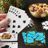 Bloemillustratie Kunstwerk Pokerkaarten (Insitu)