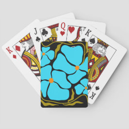 Bloemillustratie Kunstwerk Pokerkaarten