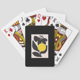 Bloemillustratie Kunstwerk Pokerkaarten