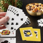 Bloemillustratie Kunstwerk Pokerkaarten (Insitu)