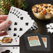 Bloemillustratie Kunstwerk Pokerkaarten (Insitu)