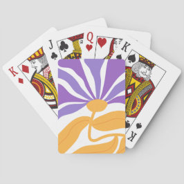 Bloemillustratie Kunstwerk Pokerkaarten