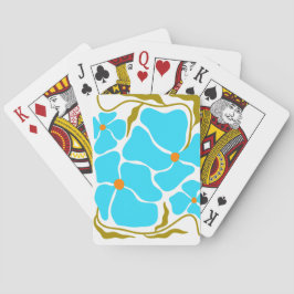 Bloemillustratie Kunstwerk Pokerkaarten