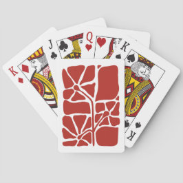 Bloemillustratie Kunstwerk Pokerkaarten