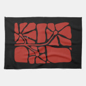 Bloemillustratie Kunstwerk Theedoek (Horizontaal)