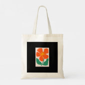 Bloemillustratie Kunstwerk Tote Bag (Achterkant)