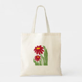 Bloemillustratie Kunstwerk Tote Bag (Achterkant)