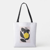 Bloemillustratie Kunstwerk Tote Bag (Achterkant)