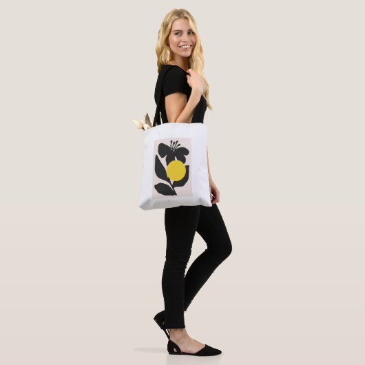 Bloemillustratie Kunstwerk Tote Bag (Op model)