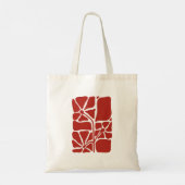 Bloemillustratie Kunstwerk Tote Bag (Achterkant)
