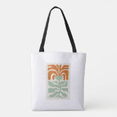 Bloemillustratie Kunstwerk Tote Bag (Achterkant)