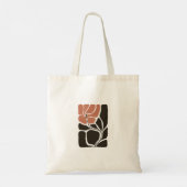 Bloemillustratie Kunstwerk Tote Bag (Achterkant)