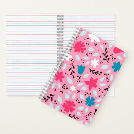 Bloemillustratie Notitieboek